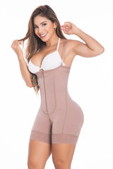 Hourglass Sculpt | Stage 2-3 Faja Short I Strapless I Front Zipper