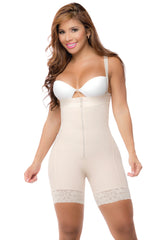 Hourglass Sculpt | Stage 2-3 Faja Short I Strapless I Front Zipper