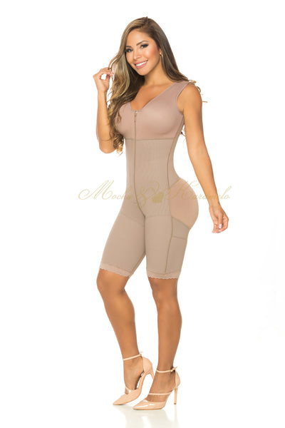 Full Coverage 2221-1 Zipper Long Length Faja
